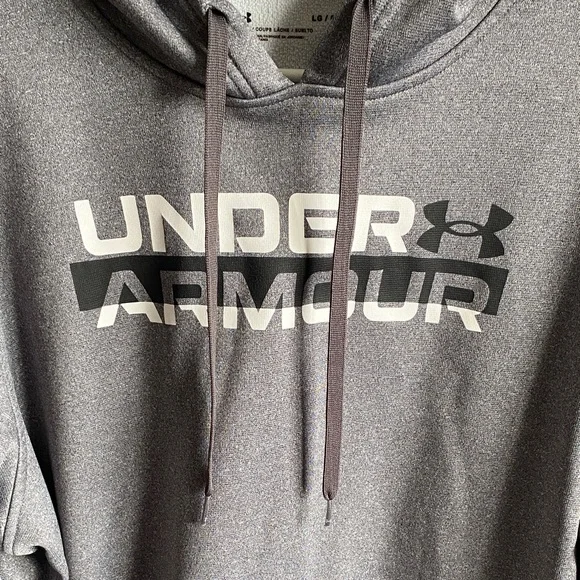 Under Armour Men's Charcoal Hoodie - Picture 3 of 9